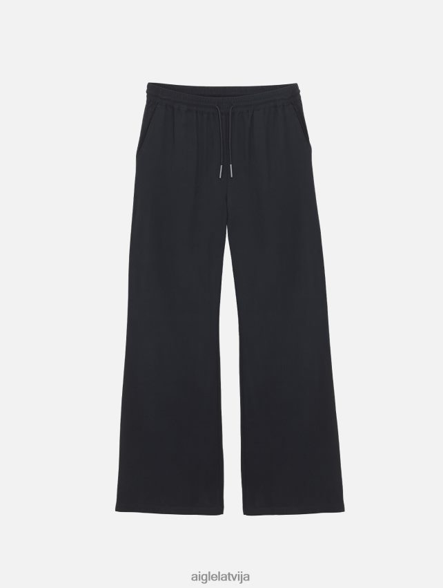 Aigle sievietes brīvas 7/8 bikses noir drēbes P0R84L509