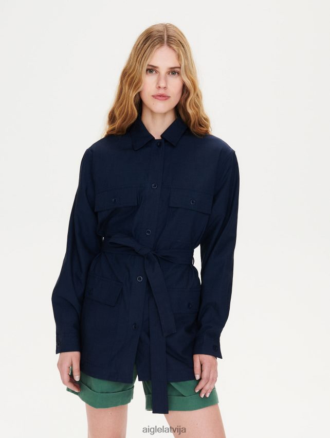 Aigle sievietes kokvilna un tencel virskrekls impērija drēbes P0R84L615