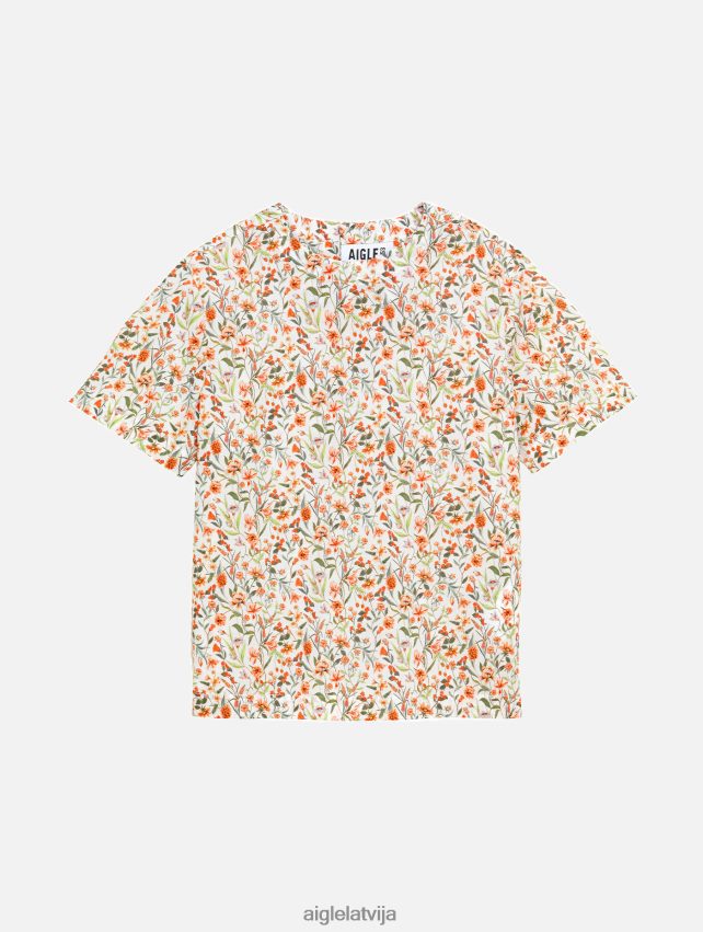 Aigle sievietes liberty london blūze ar īsām piedurknēm lait pr drēbes P0R84L572