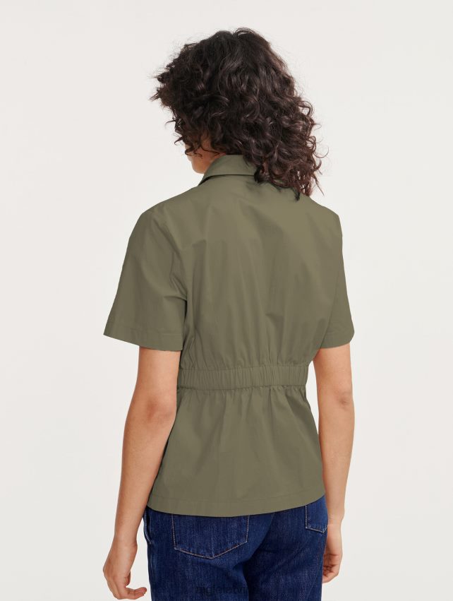 Aigle sievietes safari jaka ar īsām piedurknēm taillis drēbes P0R84L439