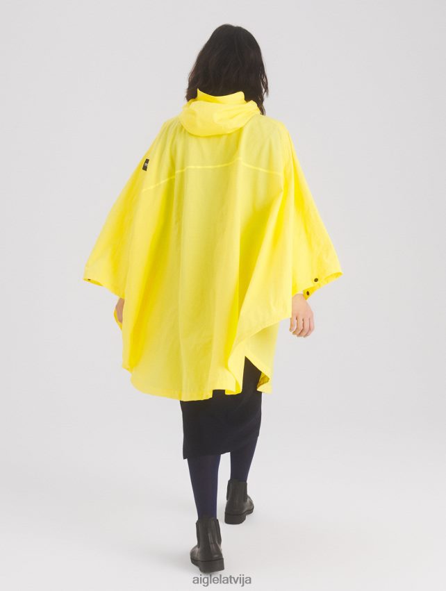 Aigle sievietes ūdensizturīgs pončo velosipēdistiem buttercup drēbes P0R84L665