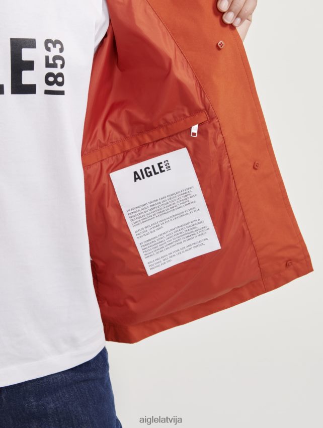 Aigle sievietes gore-Tex jaka noņemama kapuce goji i drēbes P0R84L486