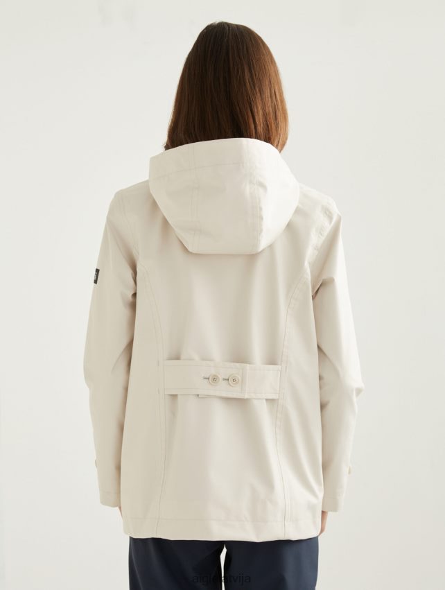 Aigle sievietes gore-tex īss inspi trencis sable i drēbes P0R84L472