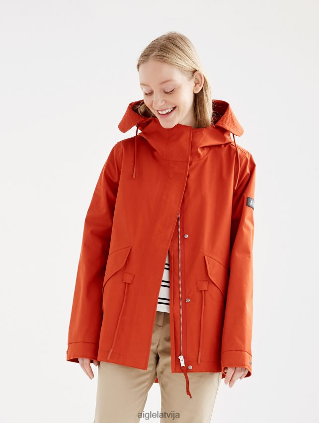 Aigle sievietes ikonisks zivju astes mtd ar īsu kapuci goji drēbes P0R84L498