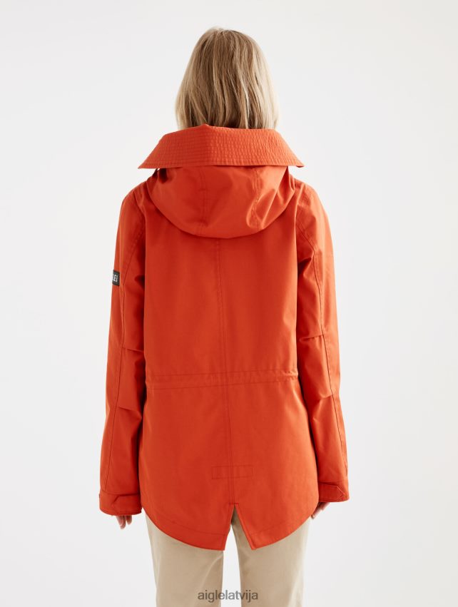 Aigle sievietes ikonisks zivju astes mtd ar īsu kapuci goji drēbes P0R84L498