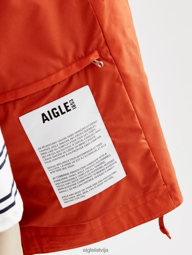 Aigle sievietes ikonisks zivju astes mtd ar īsu kapuci goji drēbes P0R84L498