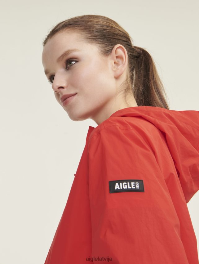 Aigle sievietes īsa mtd ūdensnecaurlaidīga jaka magone drēbes P0R84L485