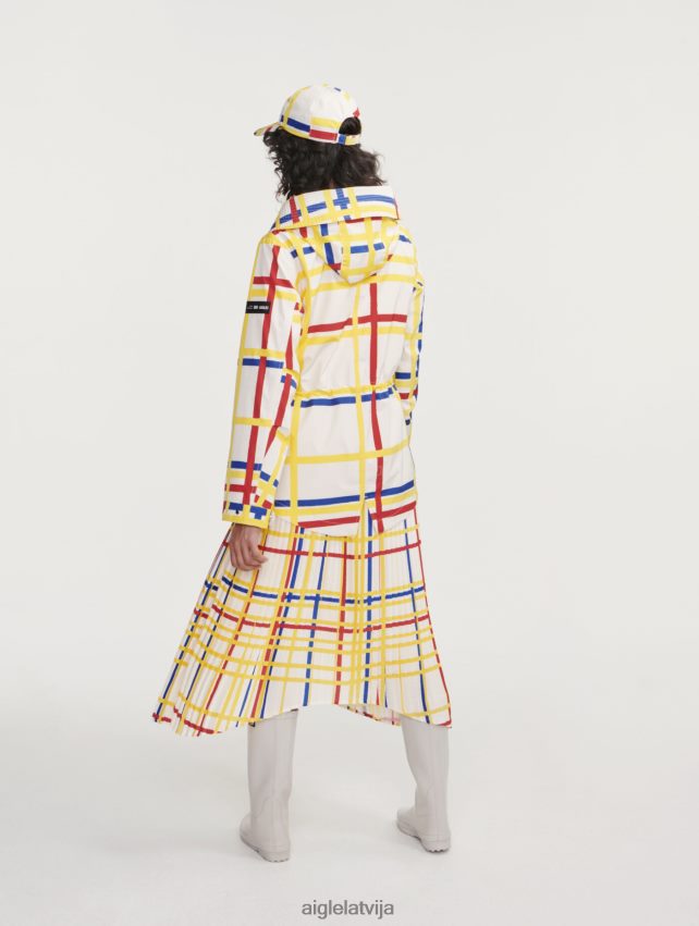 Aigle x Centre Pompidou sievietes īsu kapuci fishtail mtd mondrian drēbes P0R84L503