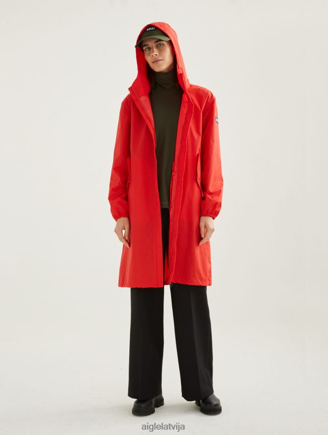 Aigle sievietes gara kapuce mtd parka magone drēbes P0R84L502