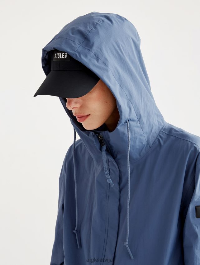 Aigle sievietes gara kapuce mtd parka marais drēbes P0R84L426