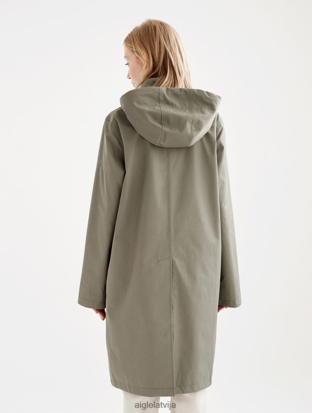 Aigle sievietes gara mtd parka ar kapuci taillis drēbes P0R84L495