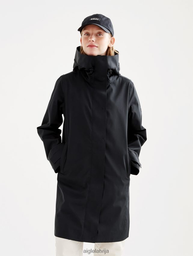Aigle sievietes gara mtd parka noir drēbes P0R84L440