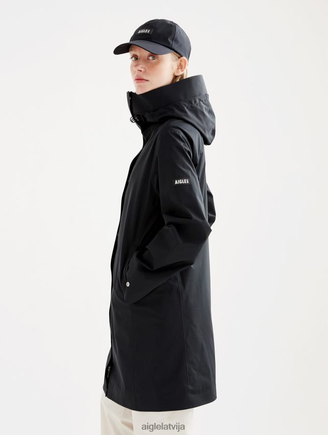 Aigle sievietes gara mtd parka noir drēbes P0R84L440