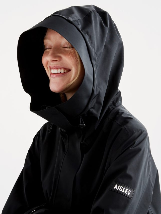 Aigle sievietes gara mtd parka noir drēbes P0R84L440