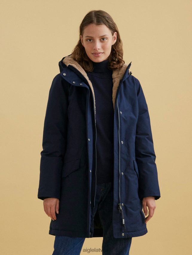 Aigle sievietes ļoti silti dūnu parka un gore-tex jūras drēbes P0R84L714