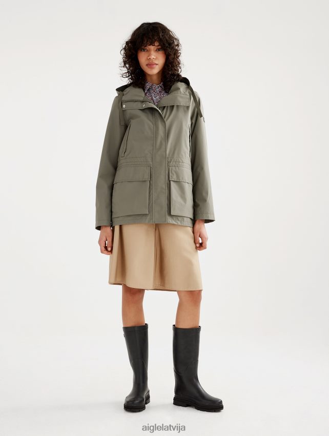 Aigle sievietes vidēja garuma mtd parka taillis drēbes P0R84L497