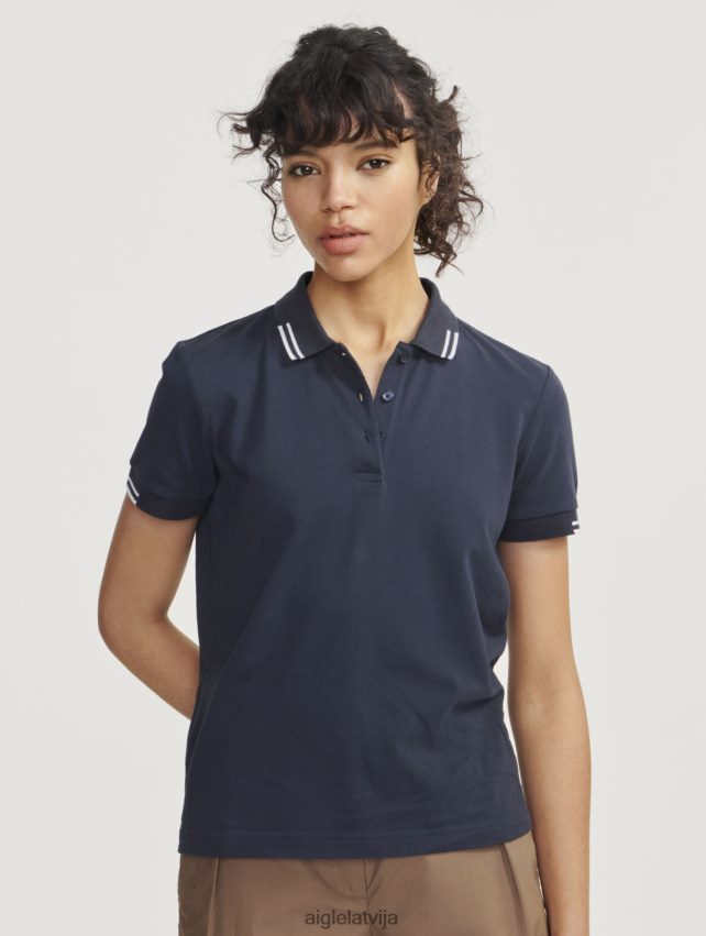 Aigle sievietes pikē polo krekls ar īsām piedurknēm impērija drēbes P0R84L468