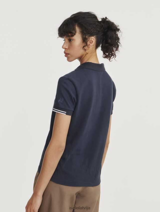 Aigle sievietes pikē polo krekls ar īsām piedurknēm impērija drēbes P0R84L468