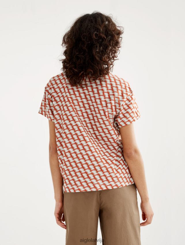 Aigle sievietes t-krekls ar īsām piedurknēm goji pr drēbes P0R84L574