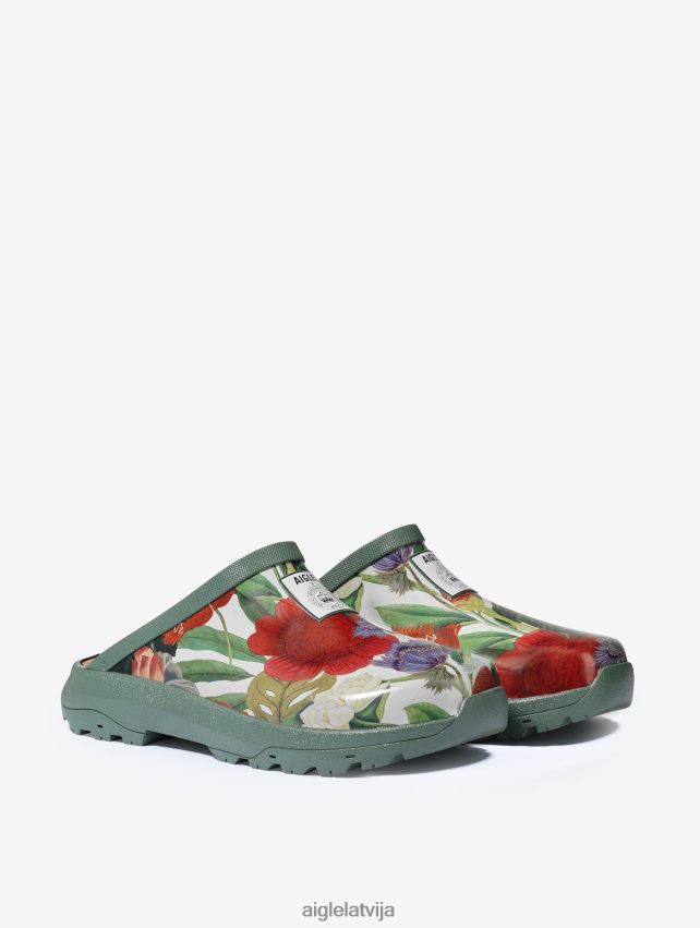 Aigle sievietes autentiskās koka tupeles drukātā versija kew vintage kurpes P0R84L648