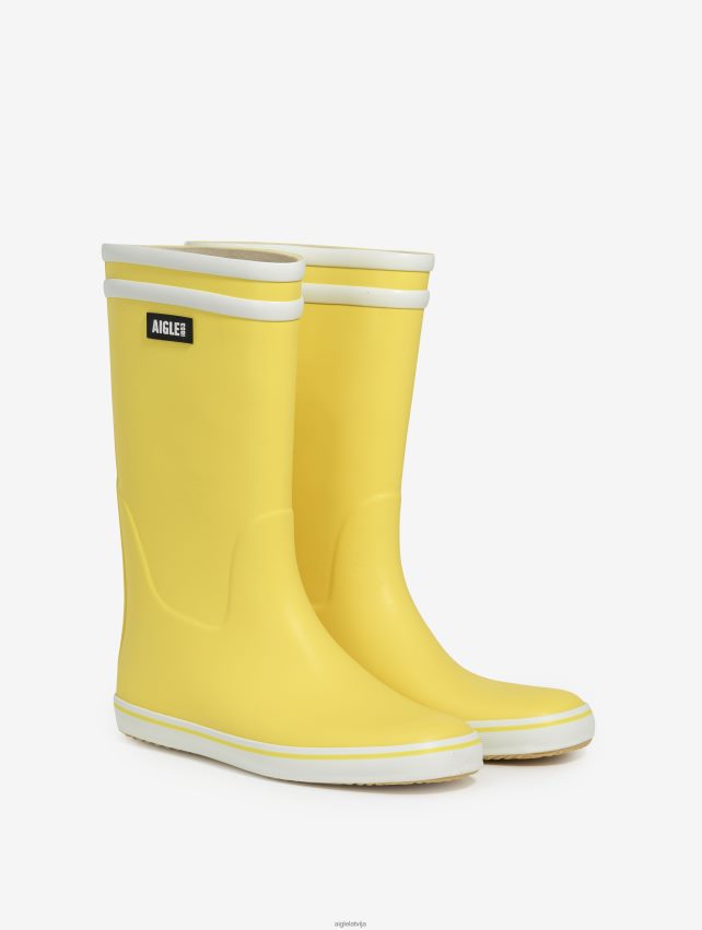 Aigle sievietes ikoniski pludmales zābaki jaune/blanc zābaki P0R84L512