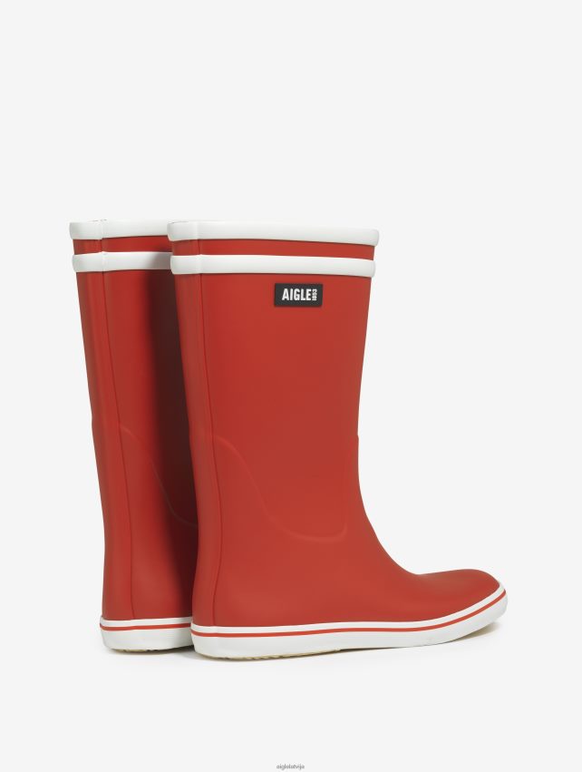 Aigle sievietes ikoniski pludmales zābaki rouge/blanc zābaki P0R84L516