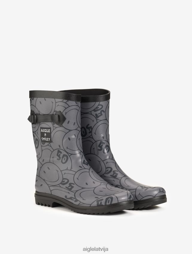 Aigle x Smiley sievietes gumijas zābaki smaidiņš zābaki P0R84L646