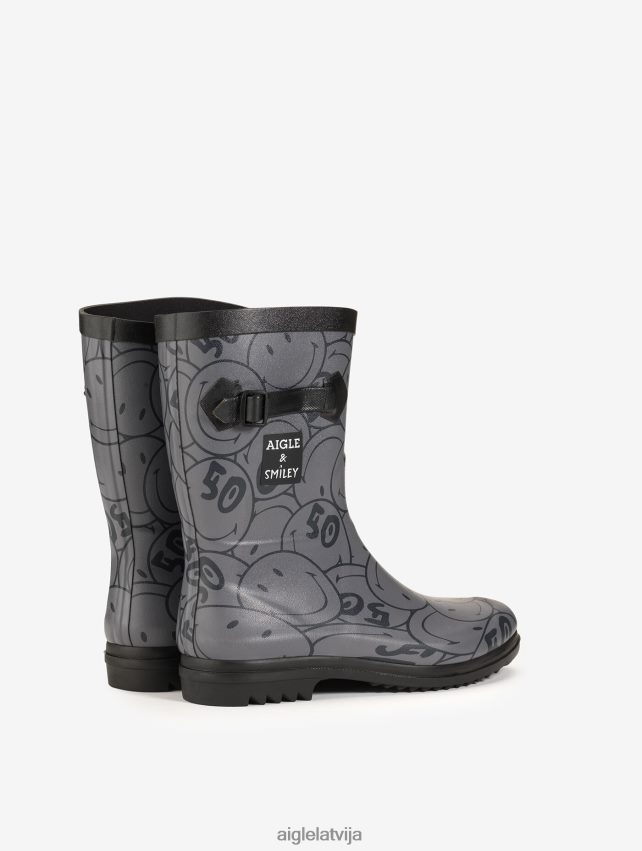 Aigle x Smiley sievietes gumijas zābaki smaidiņš zābaki P0R84L646