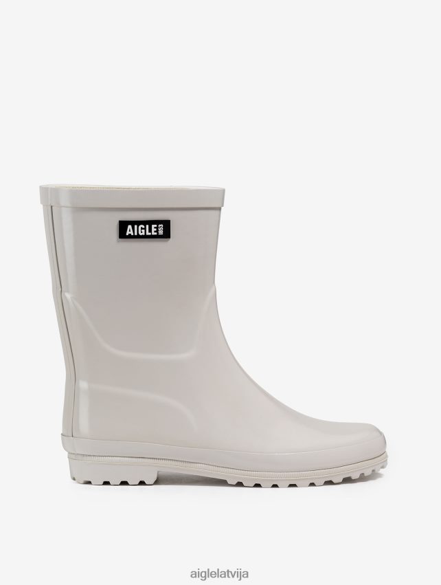Aigle sievietes lakoti lietus zābaki sable zābaki P0R84L626