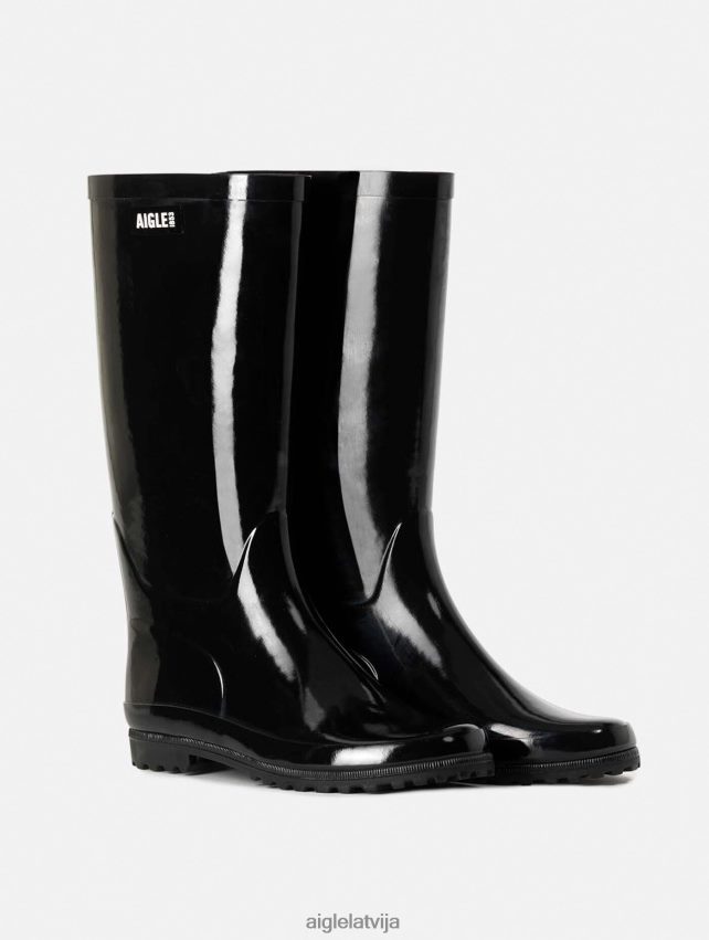 Aigle sievietes patentēts lietus zābaks noir zābaki P0R84L513