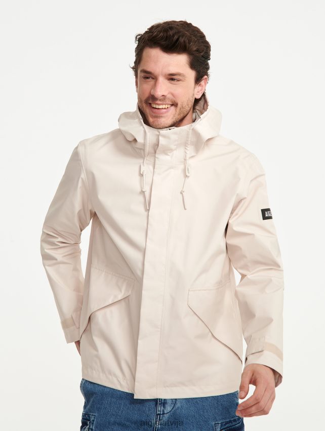 Aigle vīriešiem īsa gore-tex jaka ar kapuci sable drēbes P0R84L200