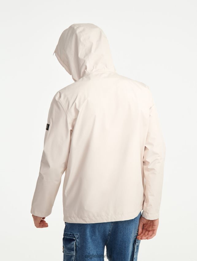 Aigle vīriešiem īsa gore-tex jaka ar kapuci sable drēbes P0R84L200