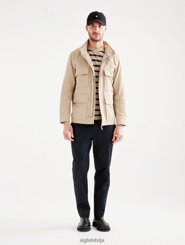 Aigle vīriešiem īsa safari jaka osier drēbes P0R84L164