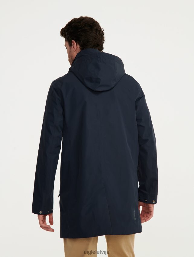 Aigle vīriešiem Gore-Tex parka ar garu kapuci impērija drēbes P0R84L210