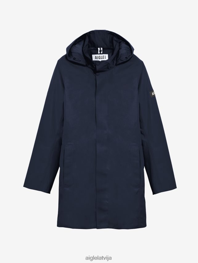 Aigle vīriešiem Gore-Tex parka ar garu kapuci impērija drēbes P0R84L210