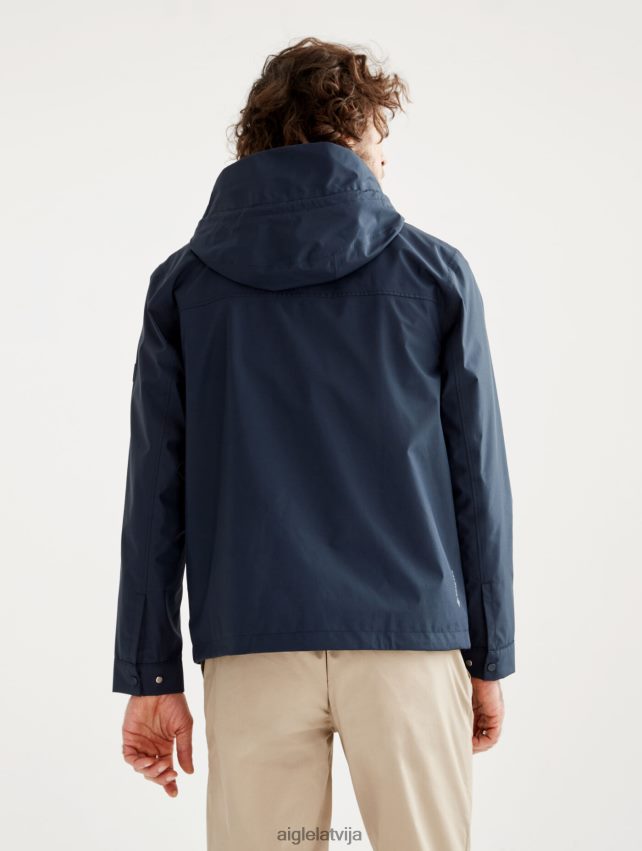 Aigle vīriešiem gore-tex īss parka noņemams kapuci impērija i drēbes P0R84L201