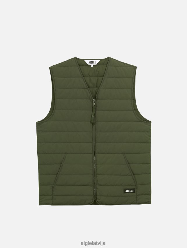 Aigle vīriešiem īsa dupont sorona stepēta wr piedurkņu veste avokāts drēbes P0R84L179