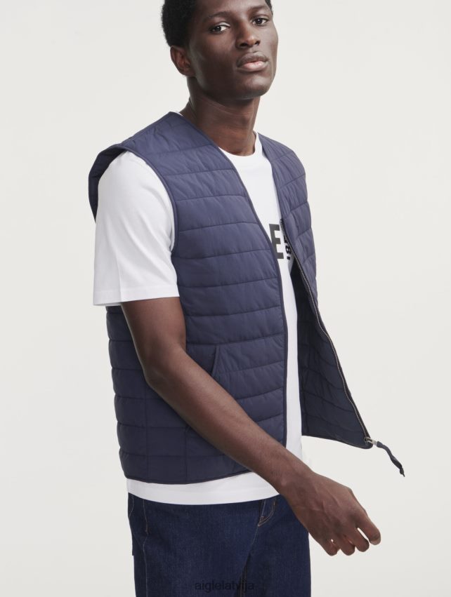Aigle vīriešiem īsa dupont sorona stepēta wr piedurkņu veste impērija drēbes P0R84L162