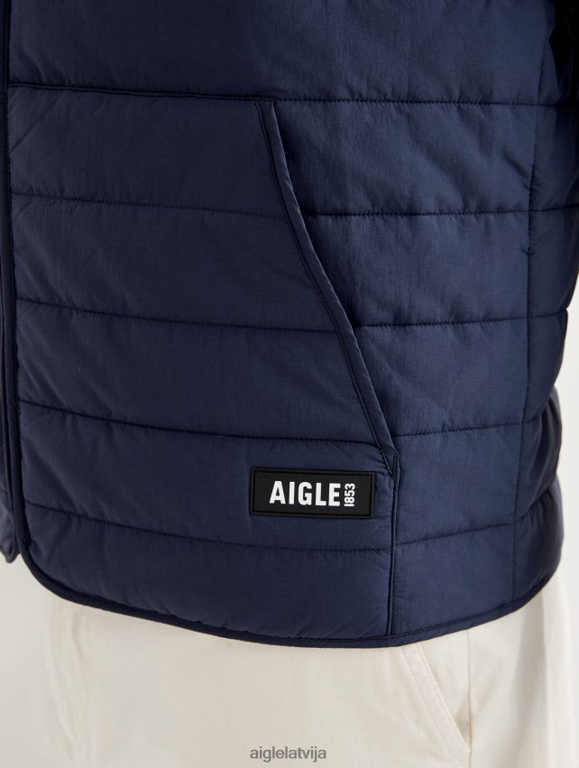 Aigle vīriešiem īsa dupont sorona stepēta wr piedurkņu veste impērija drēbes P0R84L162