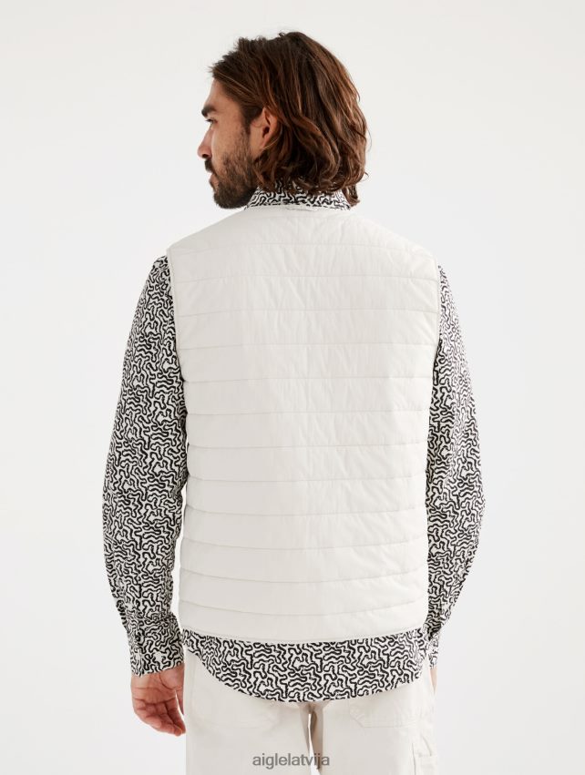 Aigle vīriešiem īsa dupont sorona stepēta wr piedurkņu veste sable drēbes P0R84L187