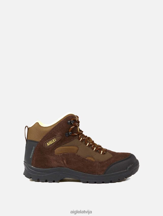 Aigle vīriešiem Vīriešu ūdensizturīgie ādas apavi marron/genet kurpes P0R84L342