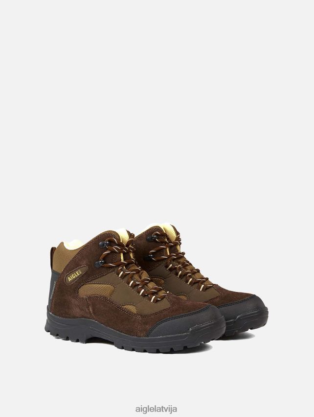 Aigle vīriešiem Vīriešu ūdensizturīgie ādas apavi marron/genet kurpes P0R84L342