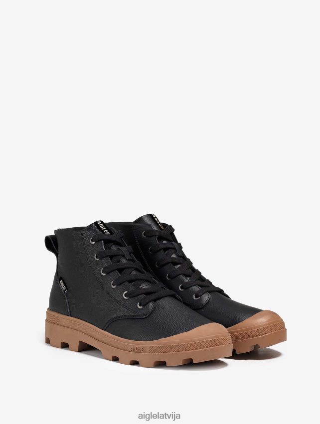Aigle vīriešiem daudzpusīgi apavi no ādas noir kurpes P0R84L263