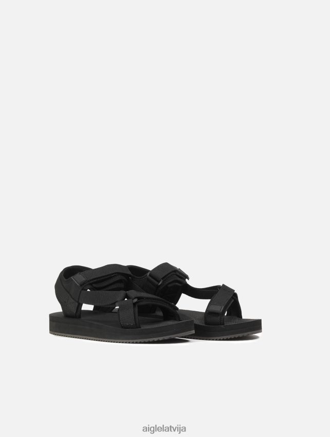 Aigle vīriešiem ideālas sandales vasarai noir kurpes P0R84L338