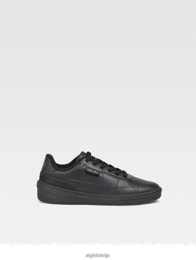 Aigle vīriešiem ikoniskas kedas 80. gadu klasikas dizains noir kurpes P0R84L309