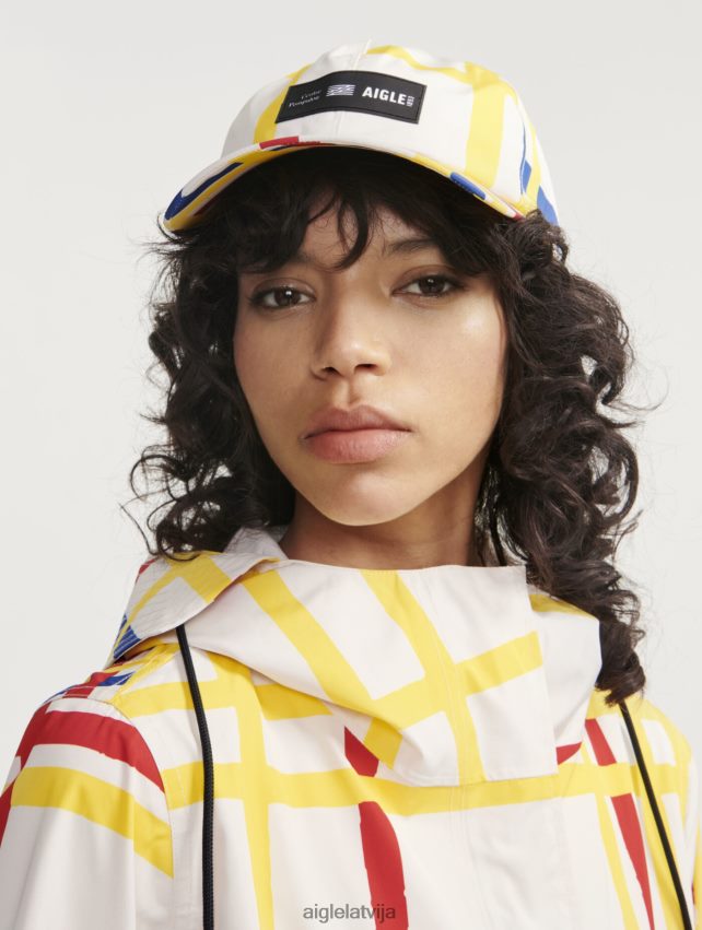 Aigle x Centre Pompidou vīriešiem apdrukāts vāciņš mondrian Piederumi P0R84L402