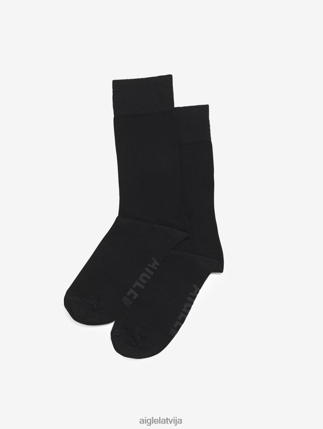 Aigle vīriešiem ikoniskas žakarda zeķes noir Piederumi P0R84L379